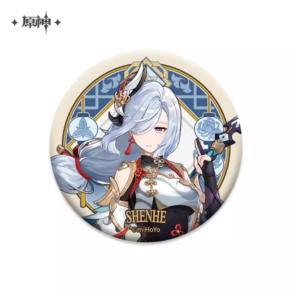 Liyue Theme Character Badge Official Genshin Merch