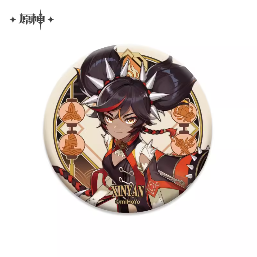 Liyue Theme Character Badge Official Genshin Merch