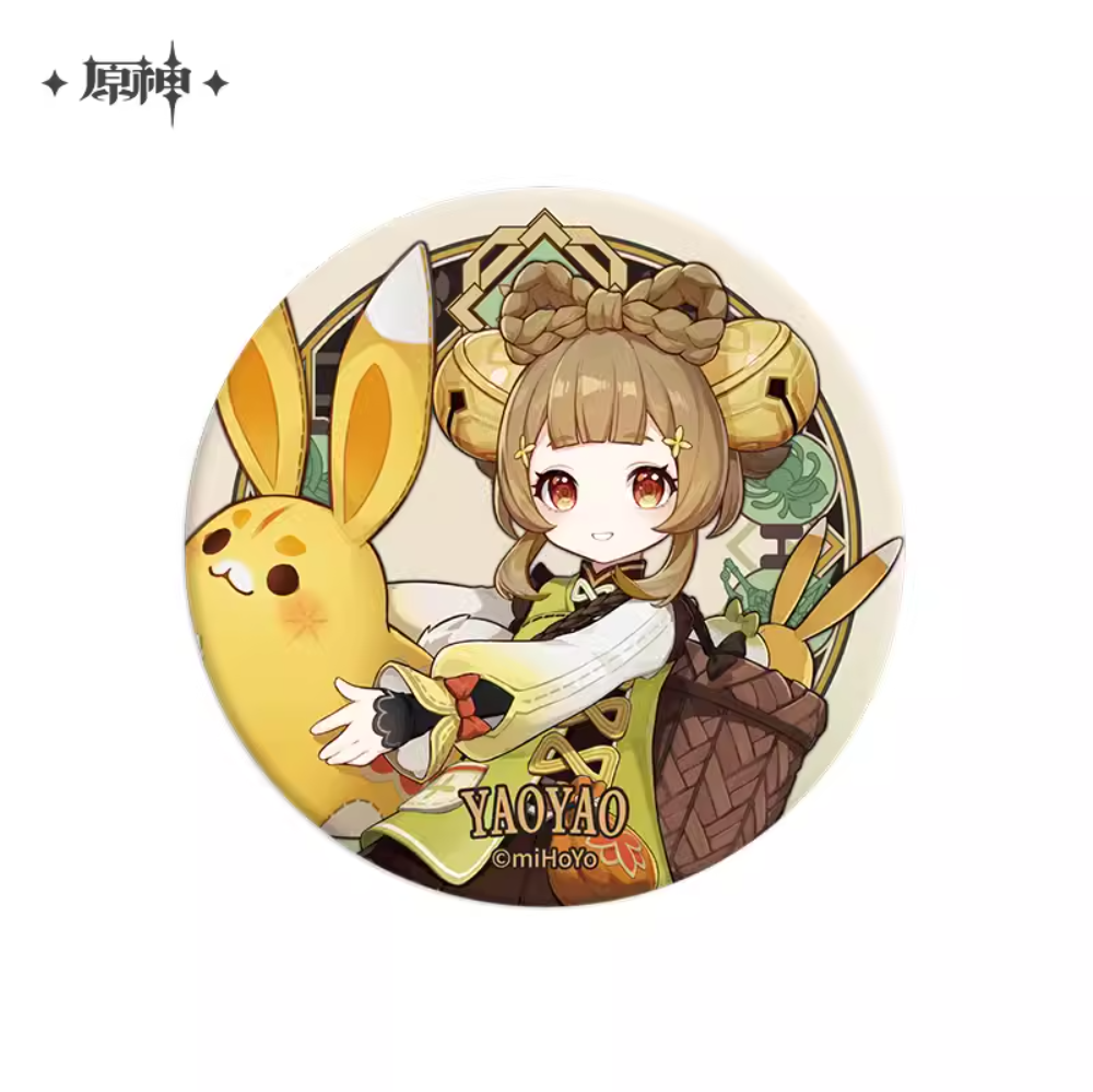 Liyue Theme Character Badge Official Genshin Merch